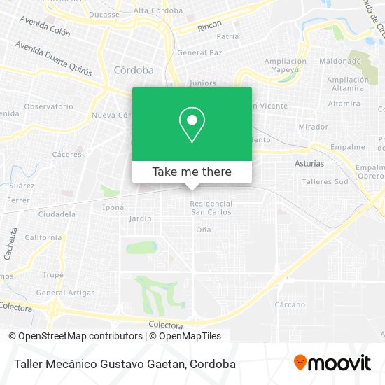 Taller Mecánico Gustavo Gaetan map