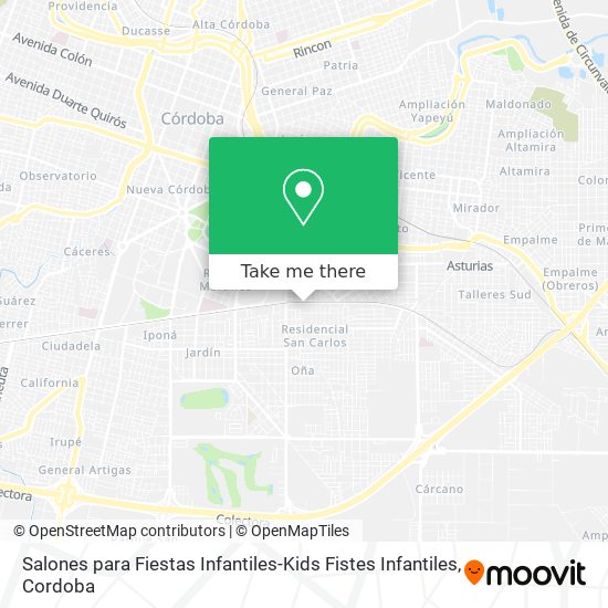 Salones para Fiestas Infantiles-Kids Fistes Infantiles map