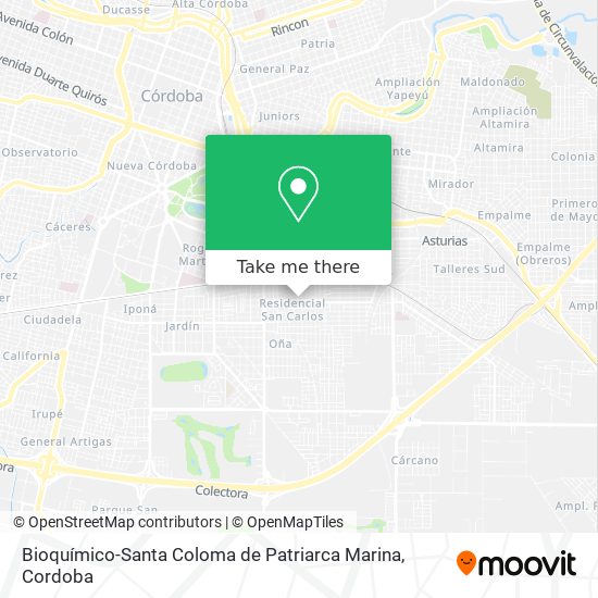 Bioquímico-Santa Coloma de Patriarca Marina map