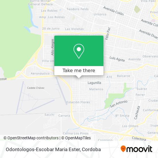 Odontologos-Escobar Maria Ester map