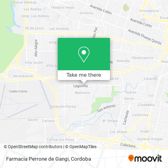 Mapa de Farmacia Perrone de Gangi