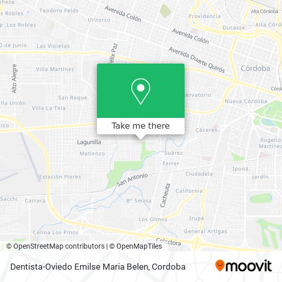 Dentista-Oviedo Emilse Maria Belen map