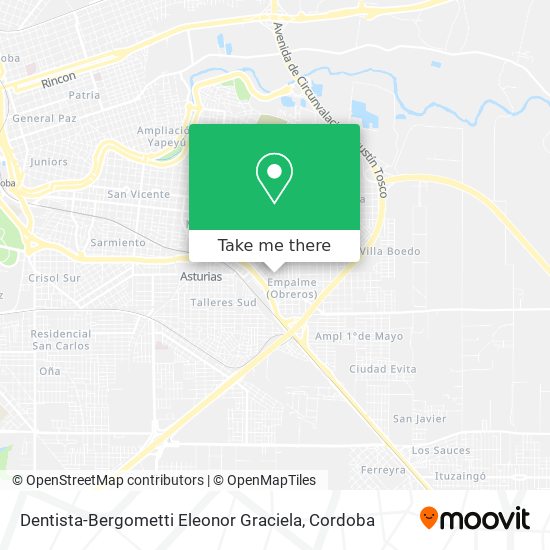 Dentista-Bergometti Eleonor Graciela map