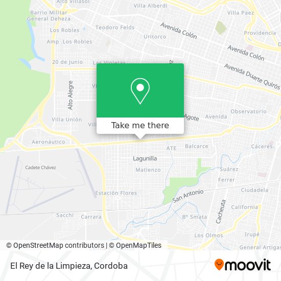 El Rey de la Limpieza map