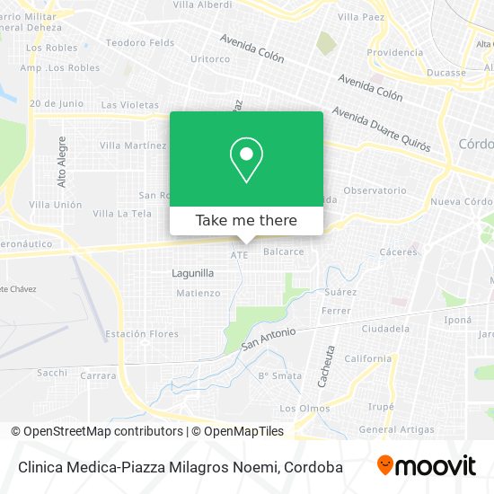 Clinica Medica-Piazza Milagros Noemi map