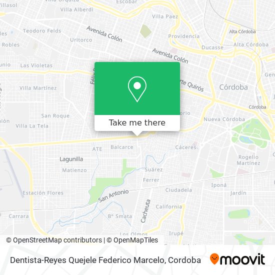 Mapa de Dentista-Reyes Quejele Federico Marcelo