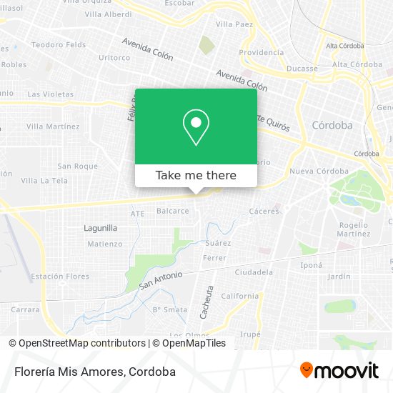 Mapa de Florería Mis Amores