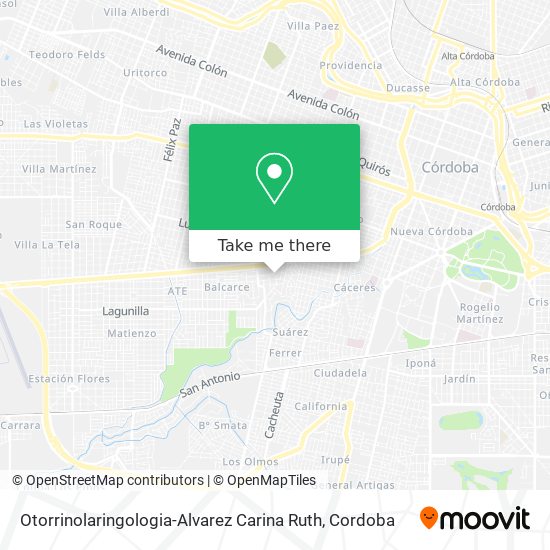 Otorrinolaringologia-Alvarez Carina Ruth map
