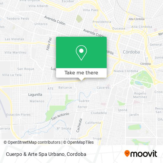 Cuerpo & Arte Spa Urbano map