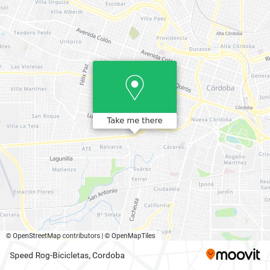 Mapa de Speed Rog-Bicicletas