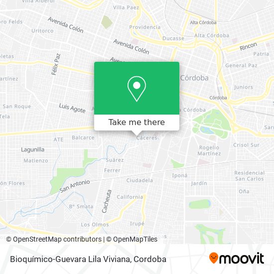 Bioquímico-Guevara Lila Viviana map