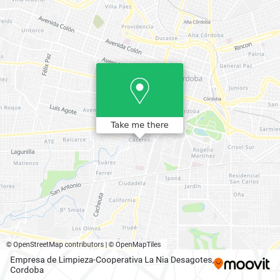 Empresa de Limpieza-Cooperativa La Nia Desagotes map