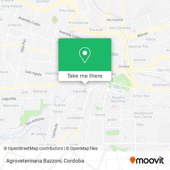 Agroveterinaria Bazzoni map