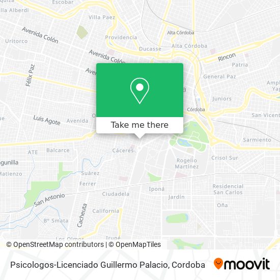 Mapa de Psicologos-Licenciado Guillermo Palacio