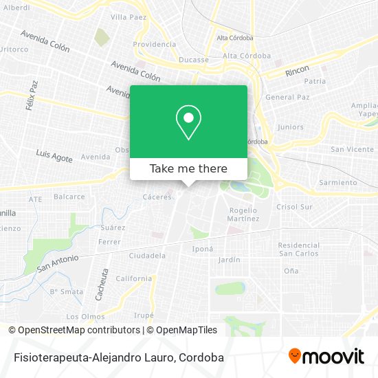 Fisioterapeuta-Alejandro Lauro map