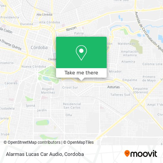 Alarmas Lucas Car Audio map