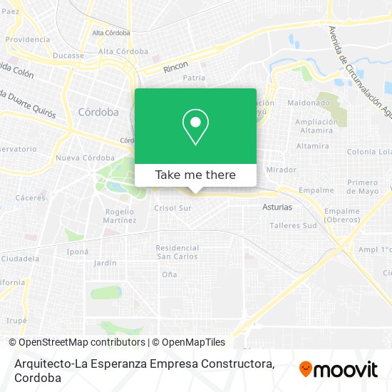 Mapa de Arquitecto-La Esperanza Empresa Constructora