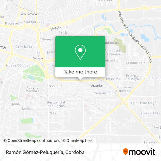 Ramón Gómez-Peluquería map