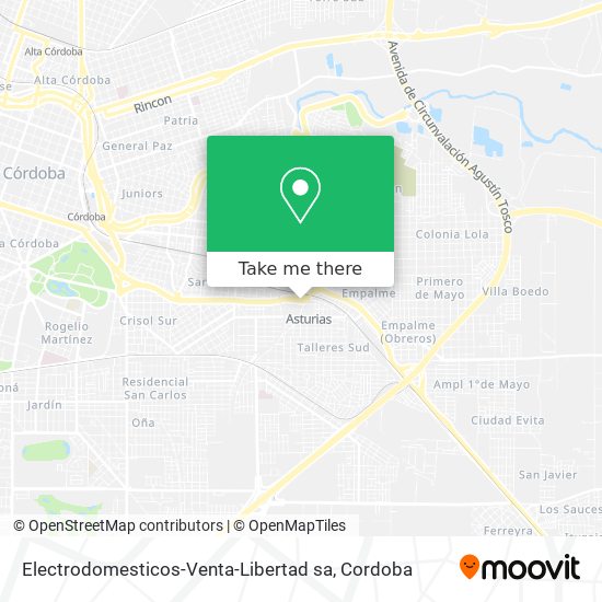 Mapa de Electrodomesticos-Venta-Libertad sa