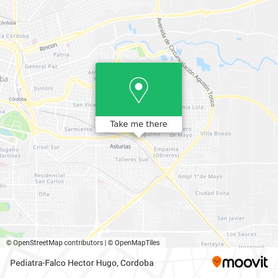 Pediatra-Falco Hector Hugo map