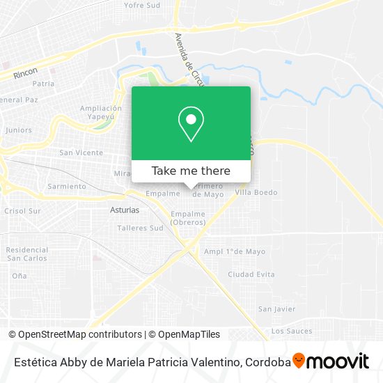 Estética Abby de Mariela Patricia Valentino map