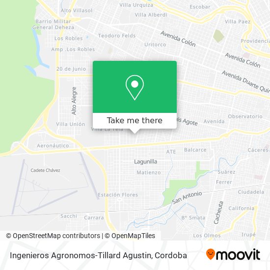 Mapa de Ingenieros Agronomos-Tillard Agustin