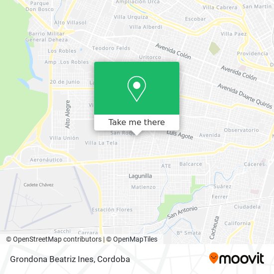 Grondona Beatriz Ines map