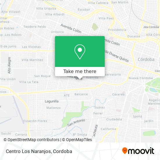 Centro Los Naranjos map