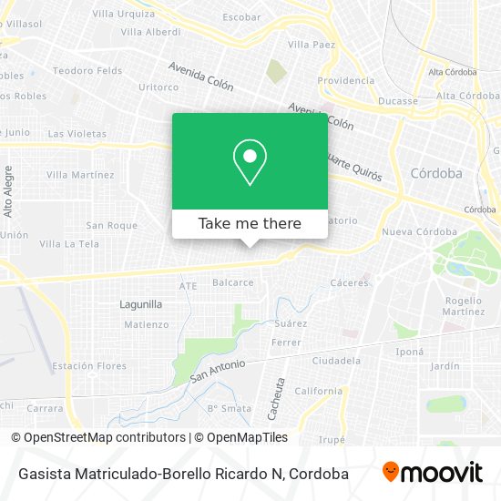 Gasista Matriculado-Borello Ricardo N map