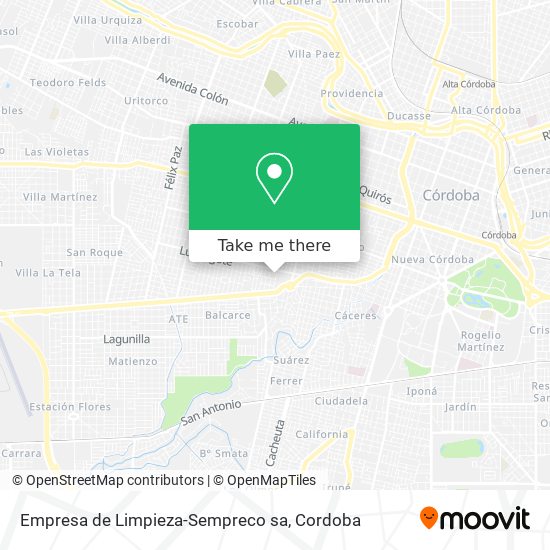 Empresa de Limpieza-Sempreco sa map