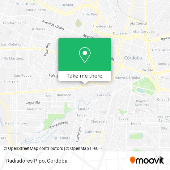 Mapa de Radiadores Pipo