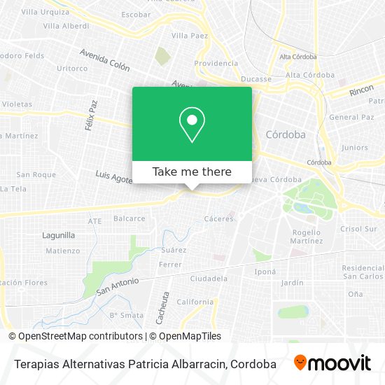 Terapias Alternativas Patricia Albarracin map