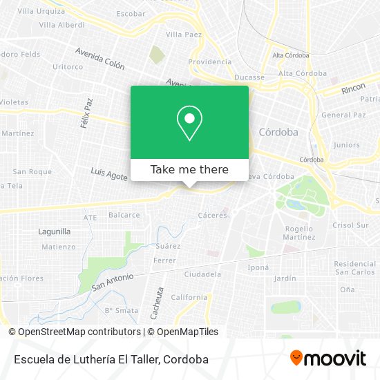 Escuela de Luthería El Taller map