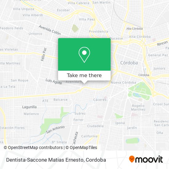 Dentista-Saccone Matias Ernesto map
