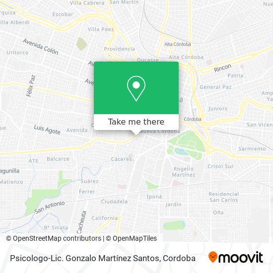 Psicologo-Lic. Gonzalo Martínez Santos map