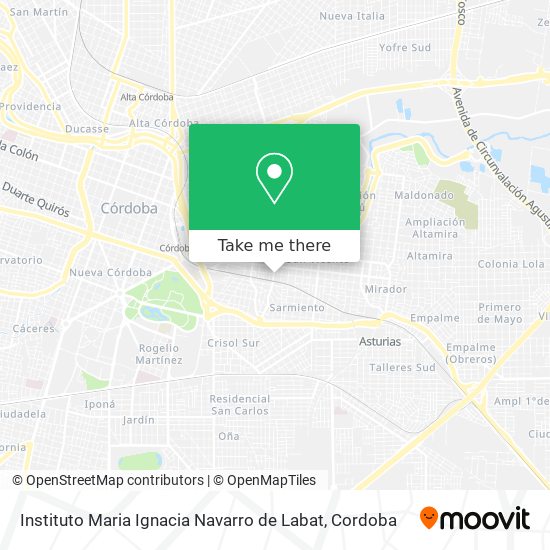 Mapa de Instituto Maria Ignacia Navarro de Labat