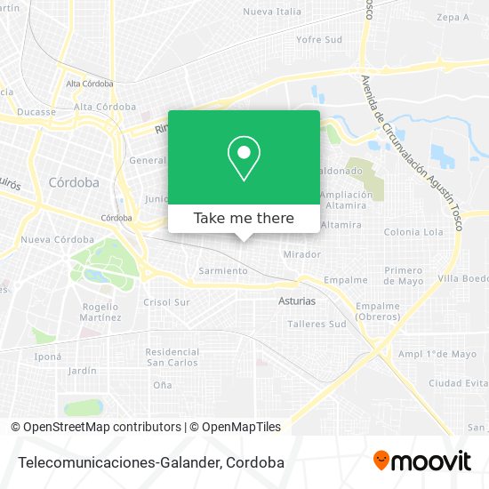 Mapa de Telecomunicaciones-Galander