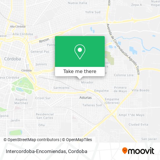 Mapa de Intercordoba-Encomiendas