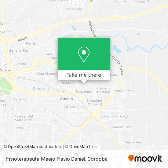 Fisioterapeuta-Maejo Flavio Daniel map