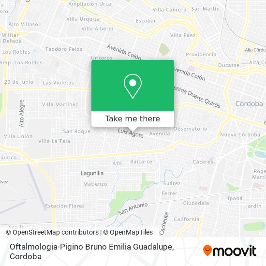 Oftalmologia-Pigino Bruno Emilia Guadalupe map