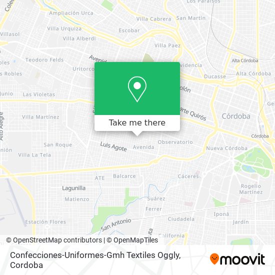 Mapa de Confecciones-Uniformes-Gmh Textiles Oggly