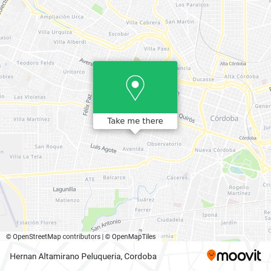 Hernan Altamirano Peluqueria map