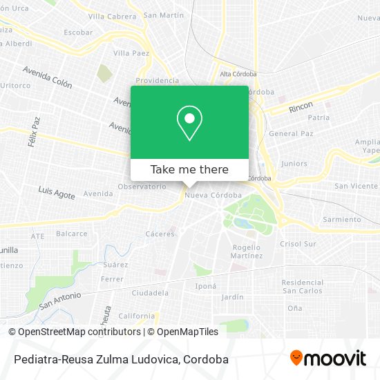 Pediatra-Reusa Zulma Ludovica map