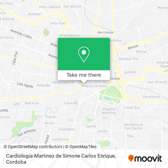 Cardiologia-Martinez de Simone Carlos Enrique map