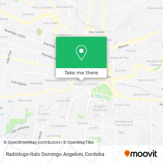 Radiólogo-Italo Domingo Angeloni map