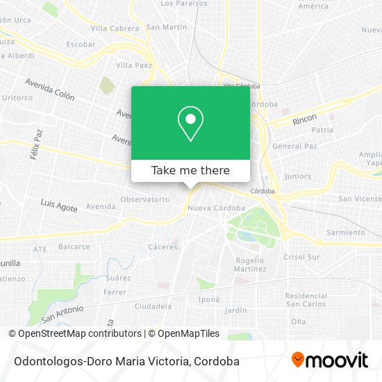 Odontologos-Doro Maria Victoria map