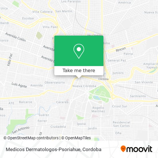 Medicos Dermatologos-Psoriahue map