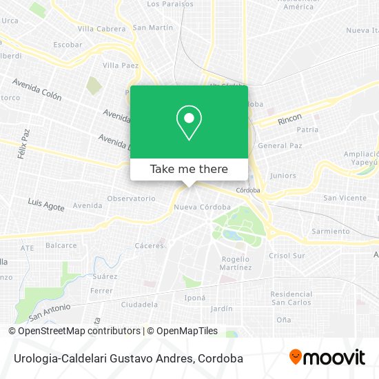 Urologia-Caldelari Gustavo Andres map