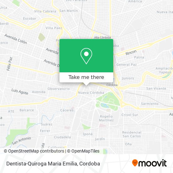 Dentista-Quiroga Maria Emilia map