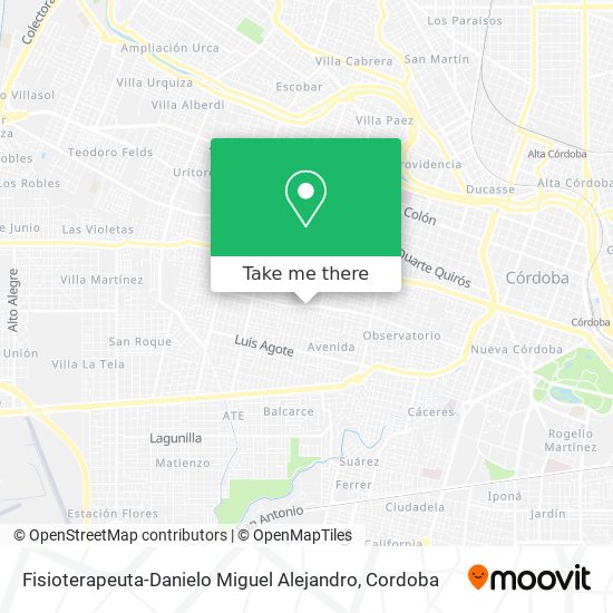Fisioterapeuta-Danielo Miguel Alejandro map